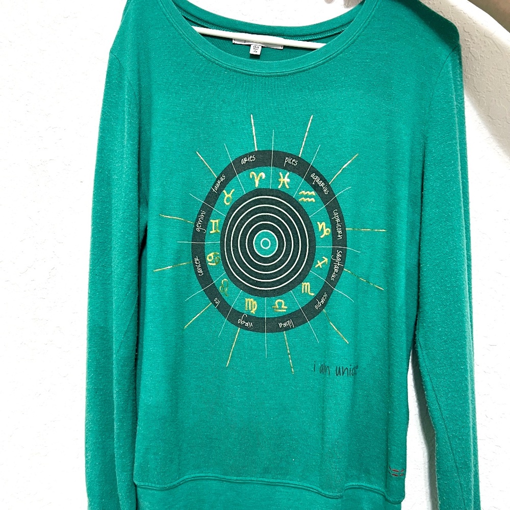 Peace Love World I am Unique Zodiac Sweater